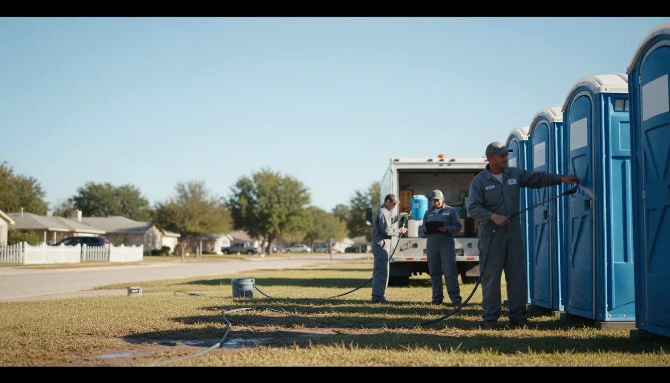 Long-Term Portable Toilet Rental in Deatsville, AL near me